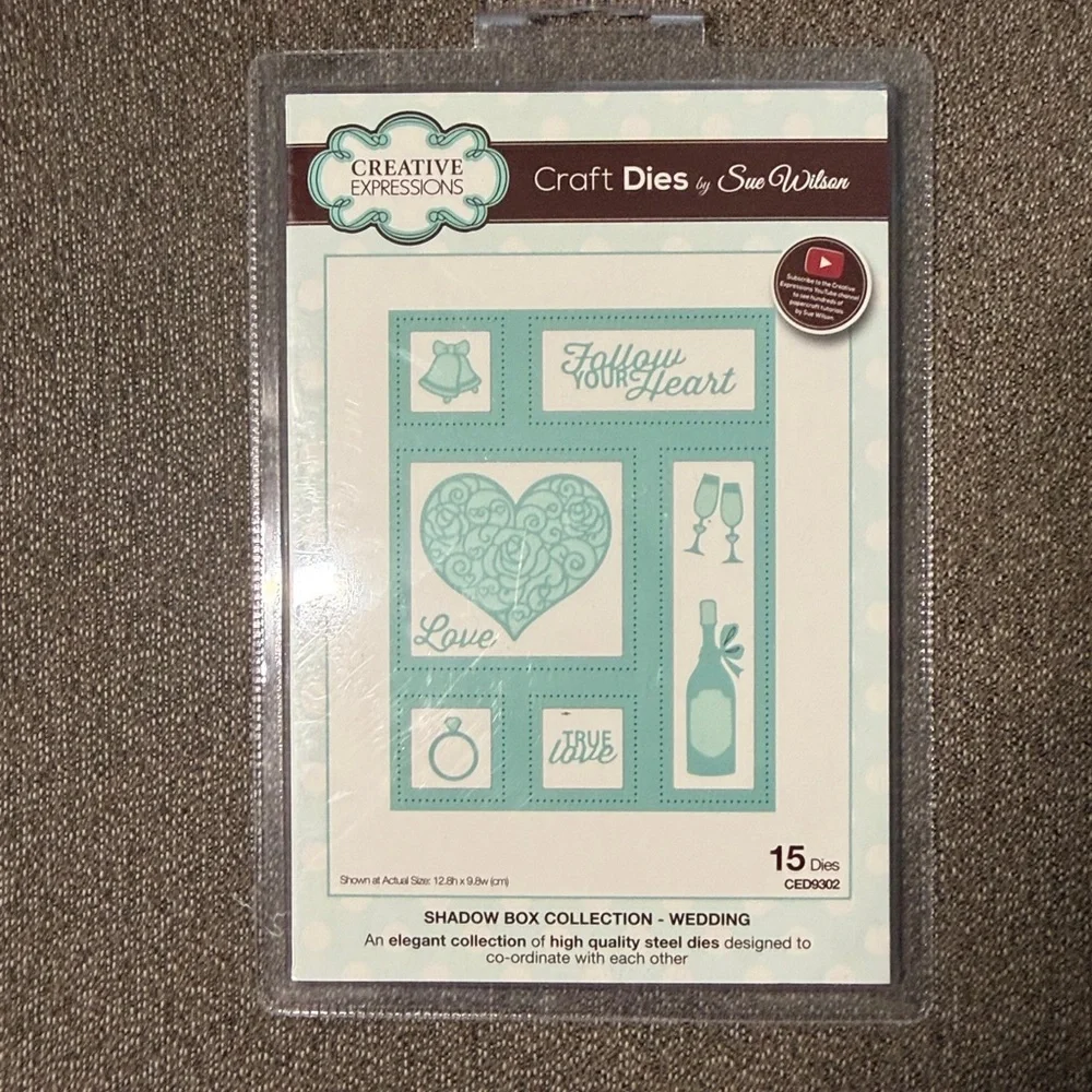 Creative Expressions Sue Wilson Craft Dies Shadow Box Bundle Of 4 All NWT